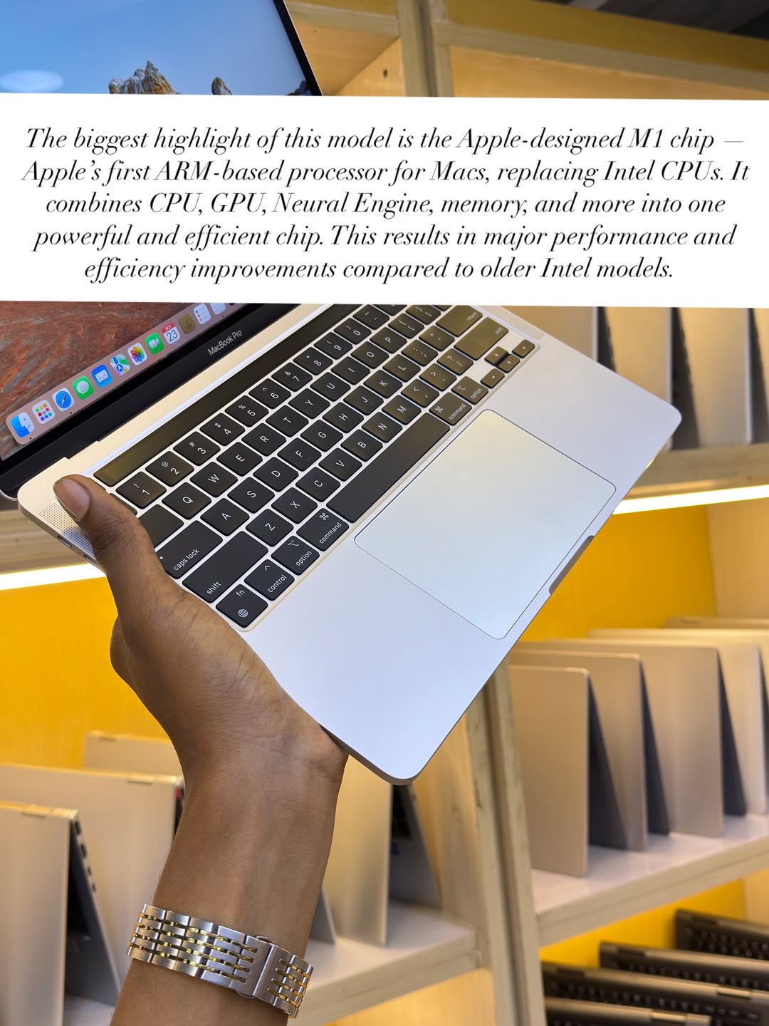 Apple MacBook Pro 2020 - M1 Chip – 8GB Ram - 256GB SSD - 13 Inch - Image 10
