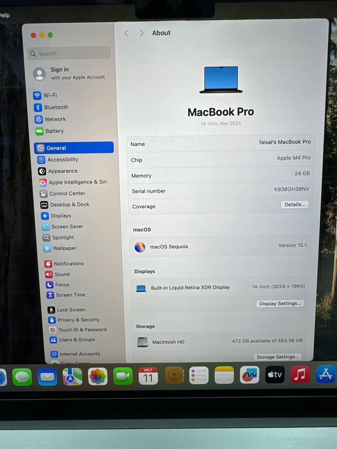 Apple MacBook Pro 2024 | M4 Pro | 24GB RAM | 512GB SSD | 14-Inch | UK Fairly Used - Image 6